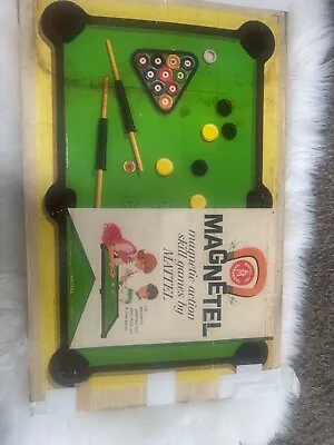 Magnetel Game Magnetic Action Skill Games By Mattel1961great  Condition  • $48