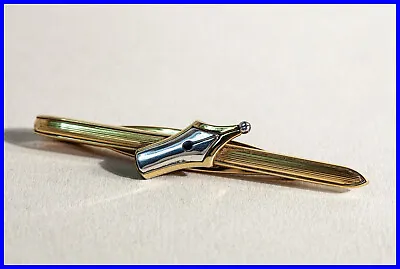 1990s Montblanc MASTERPIECE Jewellery SCRIPTUM Tie Bar Nib - 30267 • $259