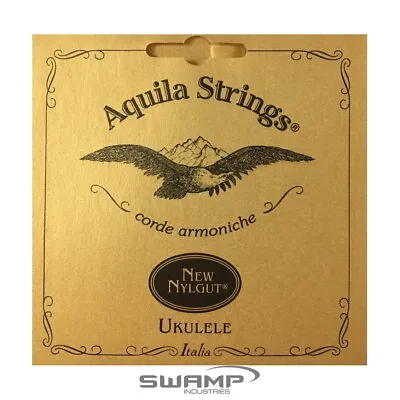 $12.99 • Buy Aquila 4U New Nylgut Soprano Ukulele String Set High G Regular Tuning GCEA