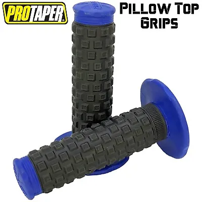 YAMAHA Blue ProTaper Pillow Top Grips 7/8  Dirt Bike - TTR110 YZ125 YZ250 YZ450 • $20.95