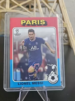 Lionel Messi 1975 Throwback 2022 Topps UCL Collections PSG • $3