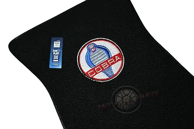 1964-1968 Ford Mustang  Shelby Cobra  Floor Mats Full Set Embroidered Logo ACC • $159.99