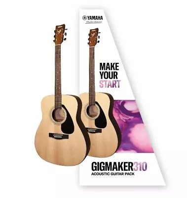Acoustic Guitar Yamaha Gigmaker F310 Acoustic Guitar Pack - Natural • $299