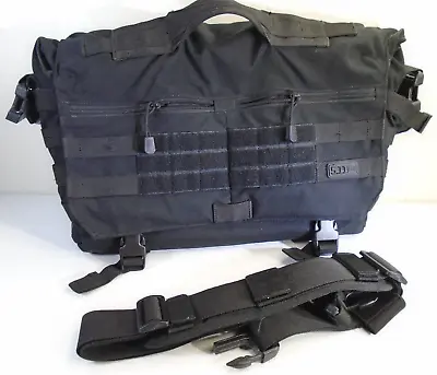 5.11 Tactical Rush Delivery Lima Messenger Bag Briefcase Laptop Sling Bag BLK • $86.99