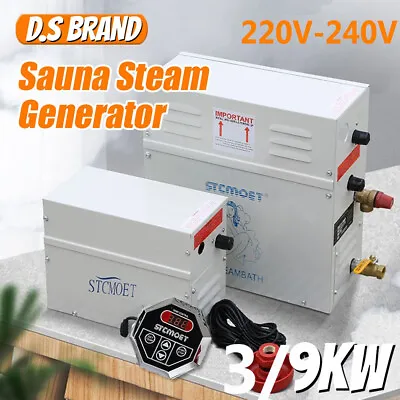 3/9kw Stainless Steel Steam Generator Sauna Room Steam Bath Machine For Spa Room • $207.73