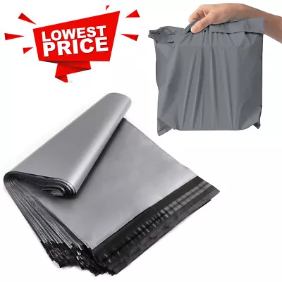 Grey Mailing Bags Mixed Sizes Poly Postage Large Strong Self Seal Plastic Postal • $277.14