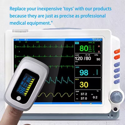 Professional Finger Pulse Oximeter Blood Oxygen Saturation Heart Rate Monitor AU • $19.99