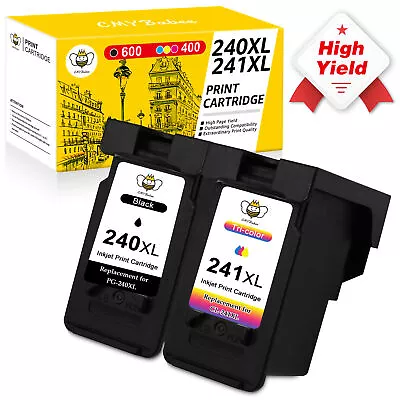 PG- 240 XL CL- 241 XL Black Color Ink Cartridge For Canon Pixma MG3620 MX372 • $20.99