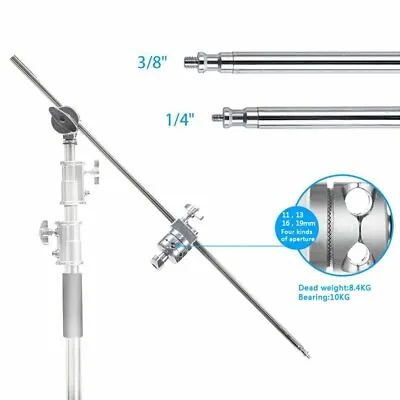 3.5ft Extension Boom Arm Crossbar For C-Light Stand Tripod Photo Studio Video • £63.99