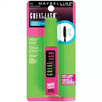 Maybelline Great Lash Waterproof Mascara - Very Black • $7