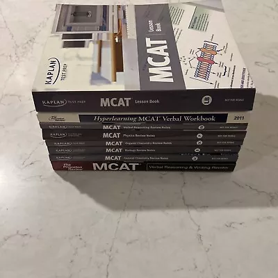 Complete Kaplan 2010-2011 MCAT Test Prep Book Set • $35