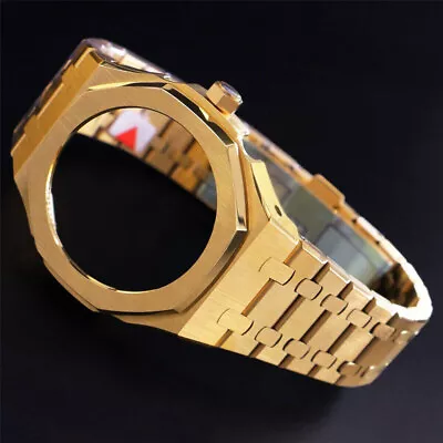 Stainless Steel CasiOak 5th AP Mod Kit Bezel Case Band Strap For G-SHOCK GA2100 • $65.99