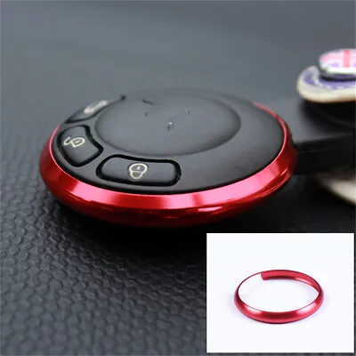 2 Pcs Aluminum Alloy Keychain Key Fob Key Ring For Mini Cooper R Series Red • $13.99