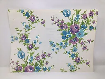 Vintage Wallpaper Sample Eisenhart House Of Beauty Patt. Jenifers Garden HB3219 • $7.49