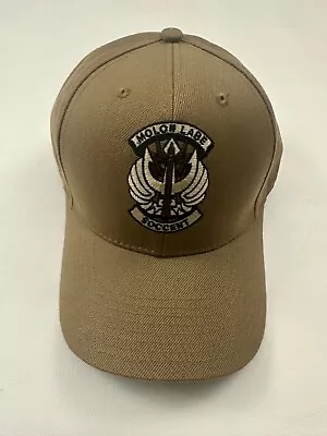 The Corps Molon Labe Soccent Logo Beige Baseball Cap Hat One Size • $29.99