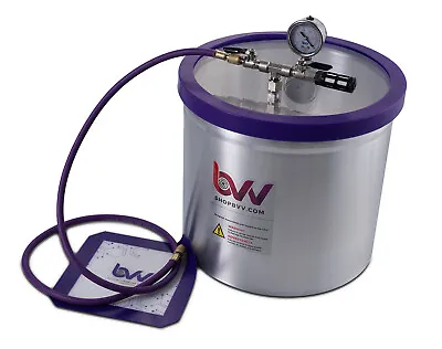 $125 • Buy BVV Best Value Vacs 5 Gallon Aluminum Vacuum Chamber
