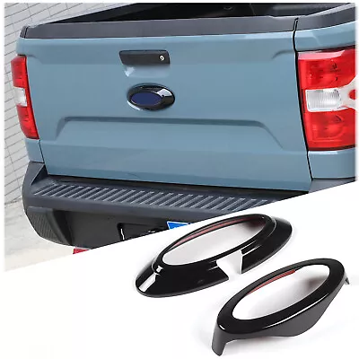 Glossy Black Front Rear Badges Ring Trim Emblem Cover For Ford Maverick 2022-23 • $17.99