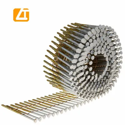 Coil Nails Galvanised Flat 2.5 To 3.3 Gauge Collated 4500 To 9000 Per Box • £42