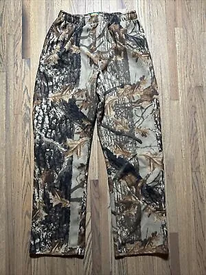 Cabelas Hunting Pants Men's SZ Large RealTree Whitetail Clothing Polar Fleece • $49.99