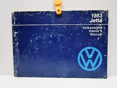 Vintage - 1983 Jetta - Original Volkswagen Owner's Manual - Printed In Germany • $12