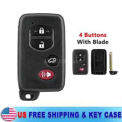 For Toyota Venza 2009-2016 Smart Remote Key Fob Shell Case Cover HYQ14ACX • $10.89