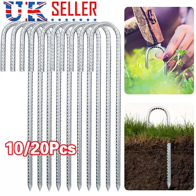 Heavy Duty Tent Pegs Smith & Barker Galvanised Marquee Trampoline J Pegs 30x8cm！ • £12.99