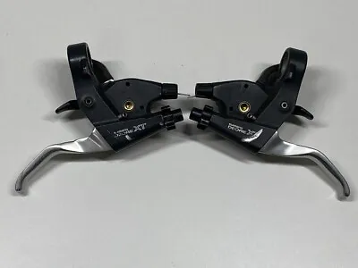 Shimano Deore XT ST-M739 Shift V-Brake Levers 3x8 Speed Mountain Bike Rim Brake • $99.99