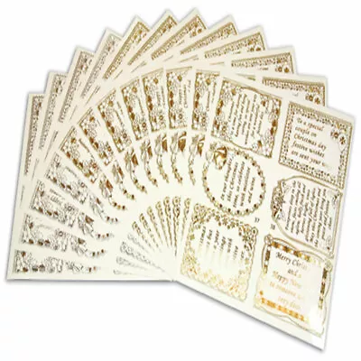 £12.95 • Buy Peel Off Stickers, Verses - Christmas, Pk 12 Sheets