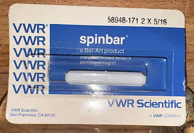 VWR Spinbar Magnetic Stir Bars -Alnico-V (2”  X 5/16”) Free Shipping 58948-171 • $13.99