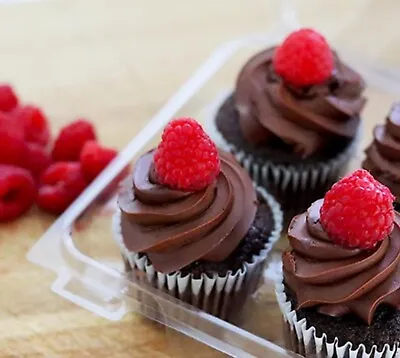  Mini Cupcake/Muffin Clamshell (4-cell) 500/case $60- (Only 12¢ Ea.)   • $60