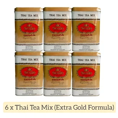 6x 50 Sachets Chatramue Original Thai / Green Tea Packed In Can • $215