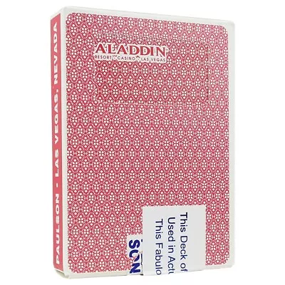 Aladdin Resort & Casino Playing Cards (Used In Casino Corners Cut Ink Marked) • £6.99