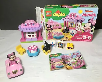 2018 LEGO DUPLO DISNEY JR SET 10873-MINNIE'S BIRTHDAY PARTY 21Pcs 1FIG 1CAT • $25