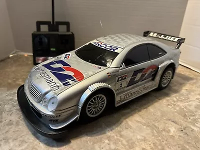 Vintage Radio Shack Mercedes Benz CLK DTM 2000 RC Car Works Remote Silver • $64.95