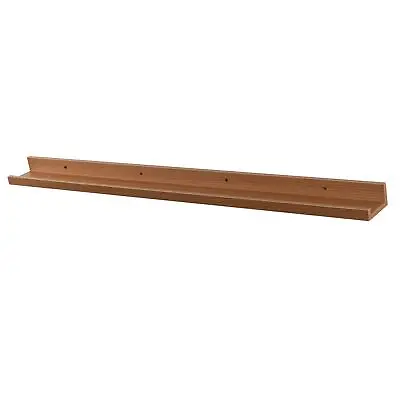 £9.99 • Buy 1x Brown 91.5cm Floating Picture Ledge Shelf Photo Shelves Display Photo Rail