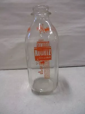 Kuntz Milk Bottle Lot 1 • $9.99