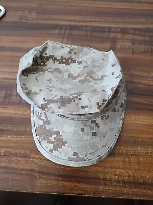 USMC COVER GARRISON MARPAT DESERT US MARINE CORPS CAP HAT X-Small #2 • $9.99