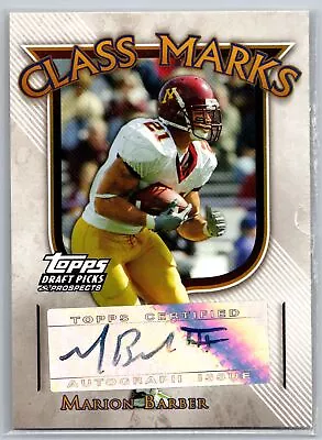 2005 Topps Draft Picks & Prospects RC AUTO #CM-MB Marion Barber • $13.20