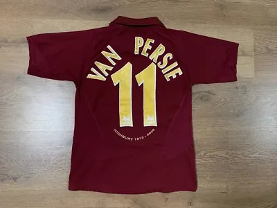 Arsenal F.c. 2005/2006 Home Football Shirt Jersey Size Boys M Van Persie #11 • £41.99