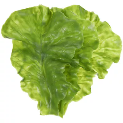 3pc Set Of Simulated Lettuce Leaf Decor - Great For Salad Bar Display • £7.98