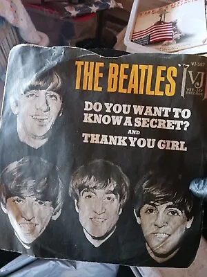 Beatles 1964 VEE JAY ' DO YOU WANT TO KNOW A SECRET • $18