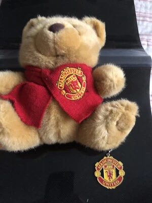 £4.99 • Buy Manchester United Teddy And Key Ring 