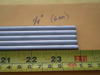 1 Pcs.  Stainless Steel Round Rod 302 1/4  (.250 ) (6.35mm.) X 24  Long  • $12.99