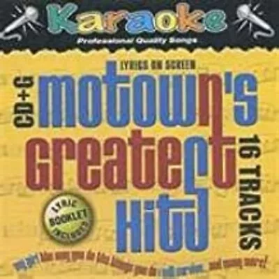Motown's Greatest Hits Volume 2 By Karaoke Bay - 16 Tracks (CD+G 2006) • $17.99