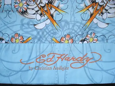 Ed Hardy By Christian Audigier Jade Ghost Skull Tattoo Style 20”x30” Pillowcase • $19.99