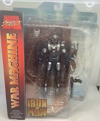 MARVEL SELECT IRON MAN 2 WAR MACHINE ACTION FIGURE New Sealed Free Shipping • $67.50