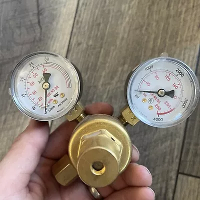 Compressed Gas Regulator Ar/Co2 Argon PSI Gauge Orifice • $19.95