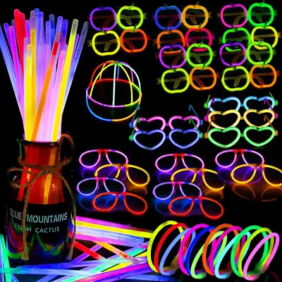 Glow Sticks Bulks Party Supplies 200 Glow Sticks Bulk For Kids AdultsGlow In Th • $18.99