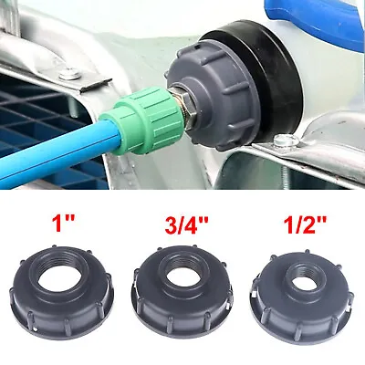 1/2Pcs Storage Tank Fitting For IBC Adapter Connector Hose Lock Water Pipe Tap • £7.27