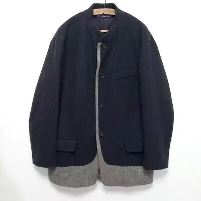 ISSEY MIYAKE MEN Garment Dye Mao Color Tweed Jacket • $427.18